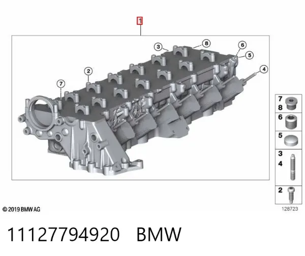Culata 11127794920 BMW