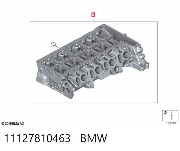 Culata 11127810463 BMW