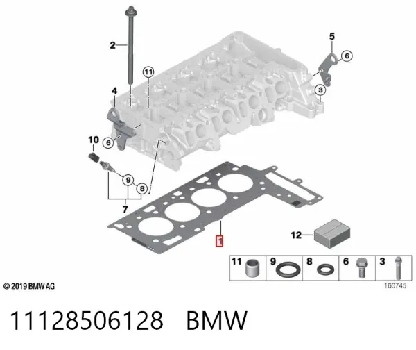 Junta de culata 11128506128 BMW