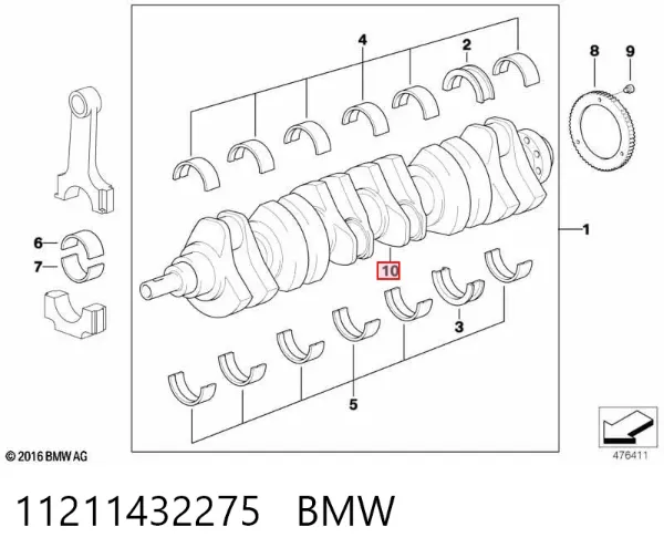 Cigüeñal BMW 5 E39