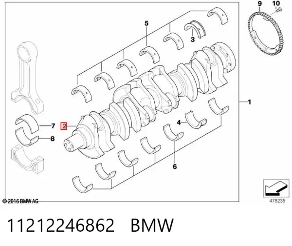 Cigüeñal BMW X5 E53