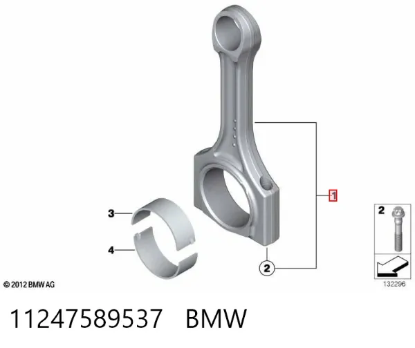 Biela 11247589537 BMW