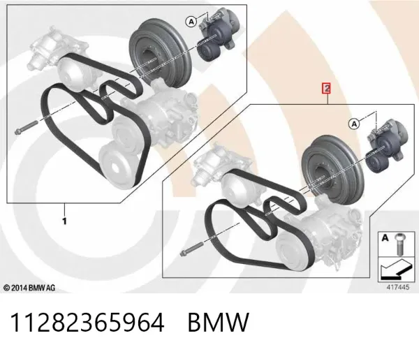Correa de transmisión 11282365964 BMW