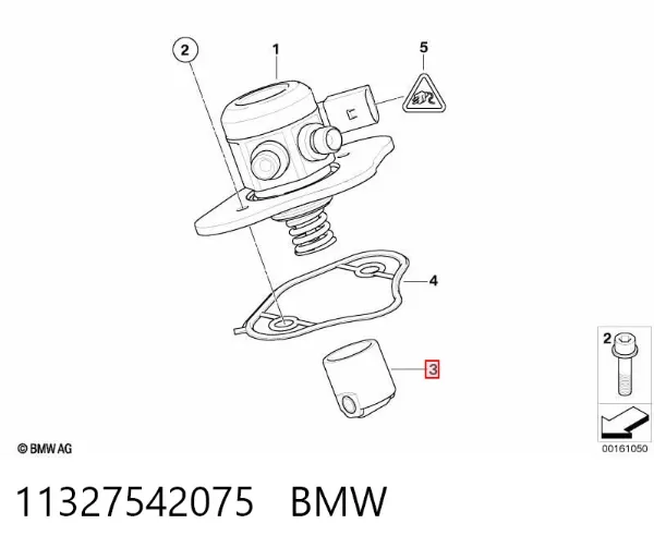 Empujador de la bomba de combustible 11327542075 BMW