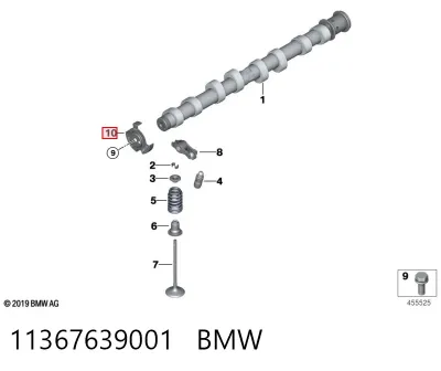 Sensor de efecto Hall BMW 11367639001