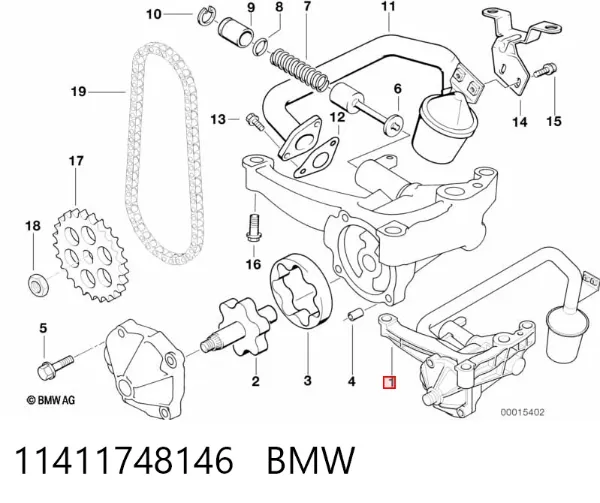 Bomba De Aceite 11411748146 BMW