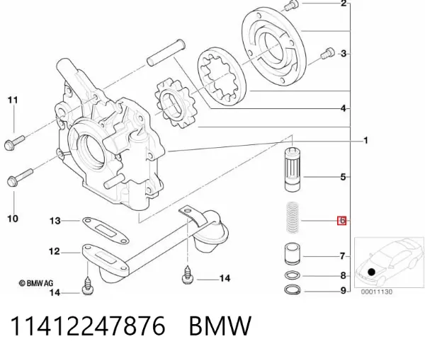  11412247876 BMW