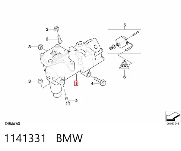 Caja de dirección 1141331 BMW