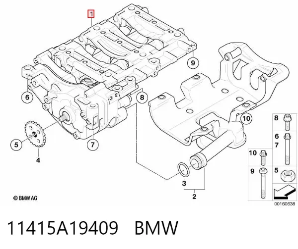Bomba De Aceite 11415A19409 BMW