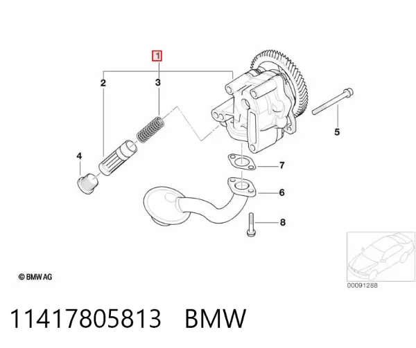 Bomba De Aceite 11417805813 BMW