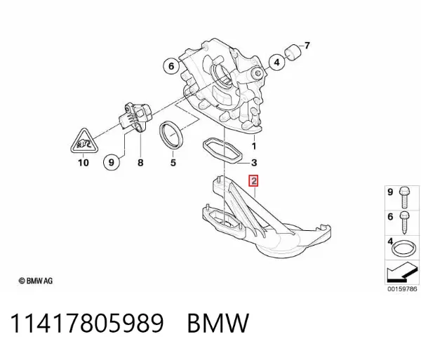 Bomba De Aceite 11417805989 BMW