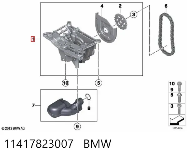 Bomba De Aceite 11417823007 BMW