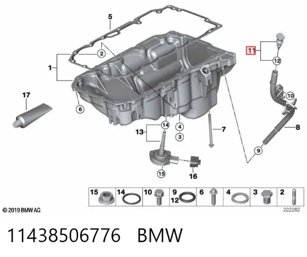 Varilla de aceite BMW X1 E84