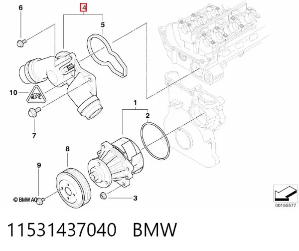 Termostato 11531437040 BMW
