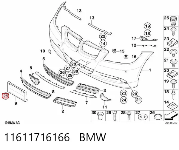  11611716166 BMW