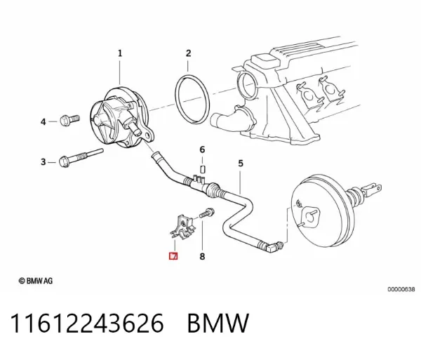  11612243626 BMW