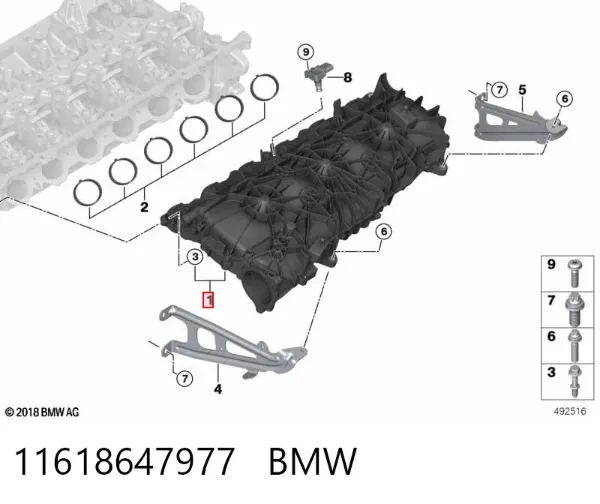 Colector de admisión BMW X6 G06, F96