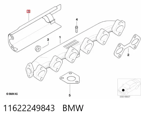  11622249843 BMW