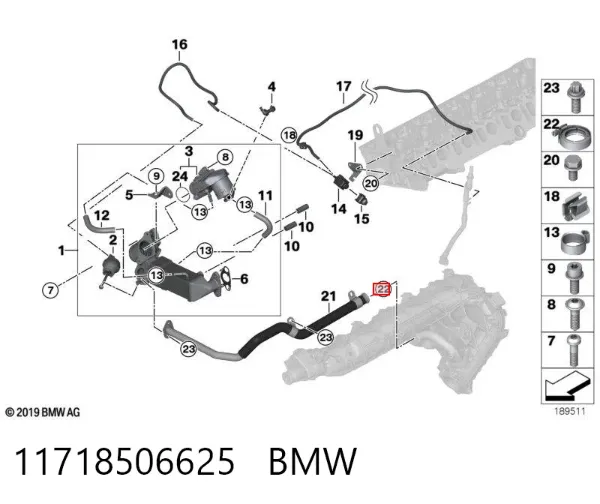  11718506625 BMW