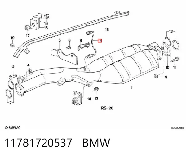 Sonda lambda 11781720537 BMW