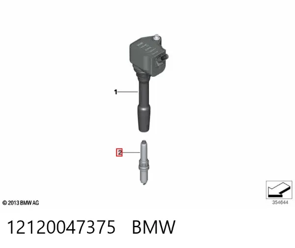 Bujía 12120047375 BMW