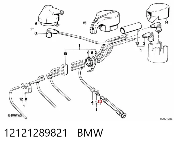 Terminal de bujía BMW 3 E30
