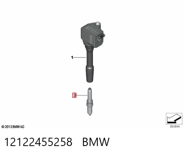 Bujía 12122455258 BMW