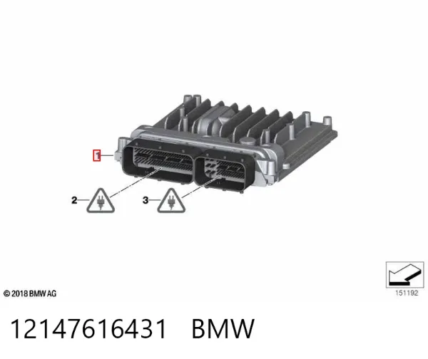 ECU 12147616431 BMW