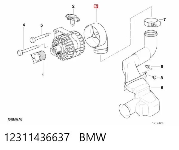  12311436637 BMW