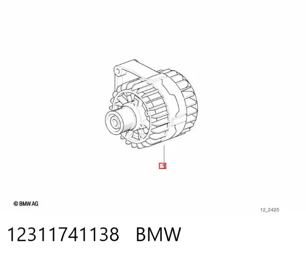 Alternador 12311741138 BMW