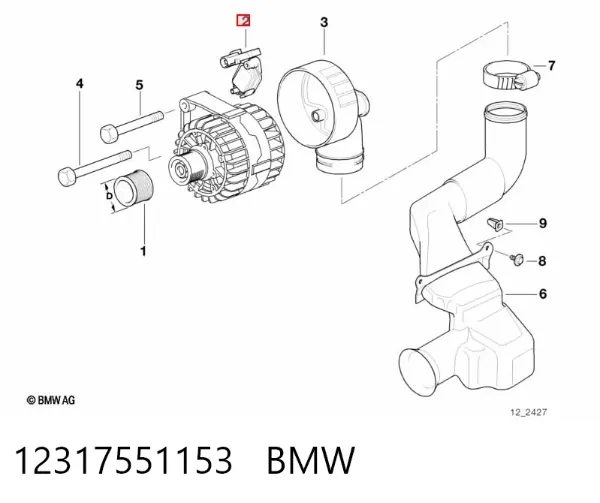 Regulador 12317551153 BMW