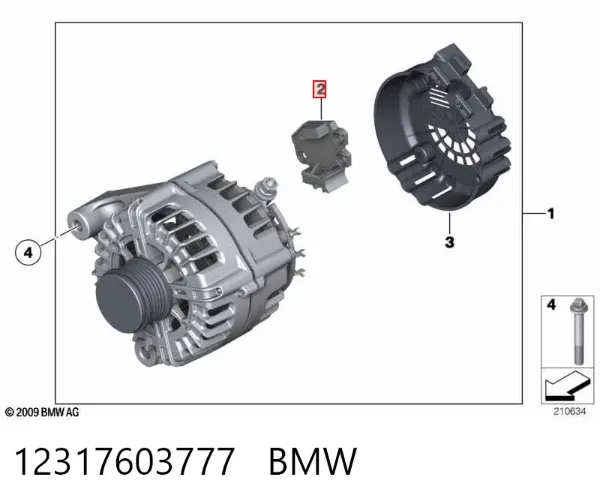 Regulador 12317603777 BMW