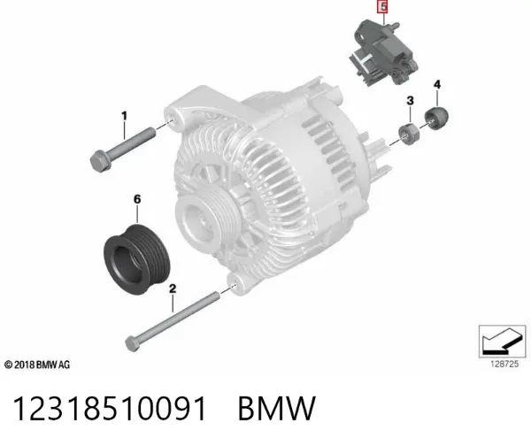 Regulador 12318510091 BMW