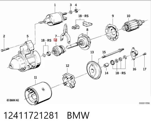 Bendix 12411721281 BMW