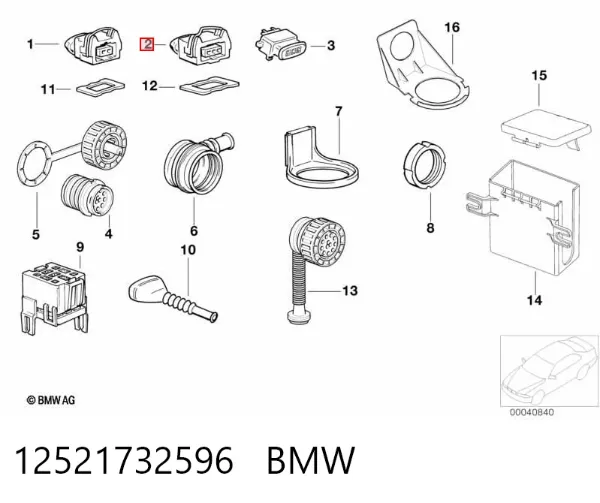  12521732596 BMW