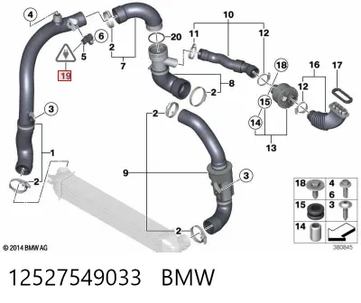 Enchufe eléctrico de remolque para camión BMW 12527549033