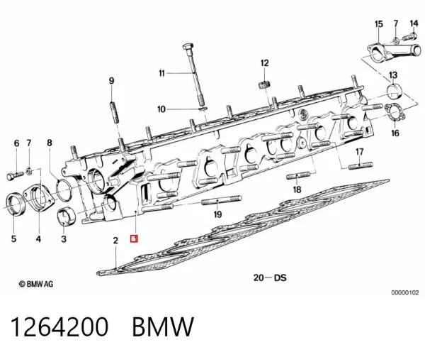Culata 1264200 BMW