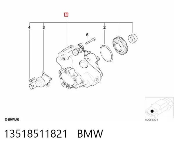 Bomba inyectora 13518511821 BMW