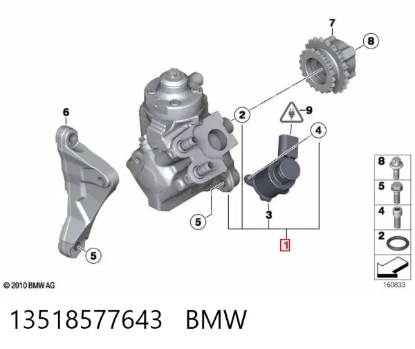 Bomba inyectora 13518577643 BMW