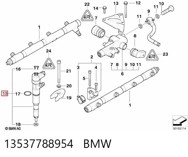 Inyector 13537788954 BMW
