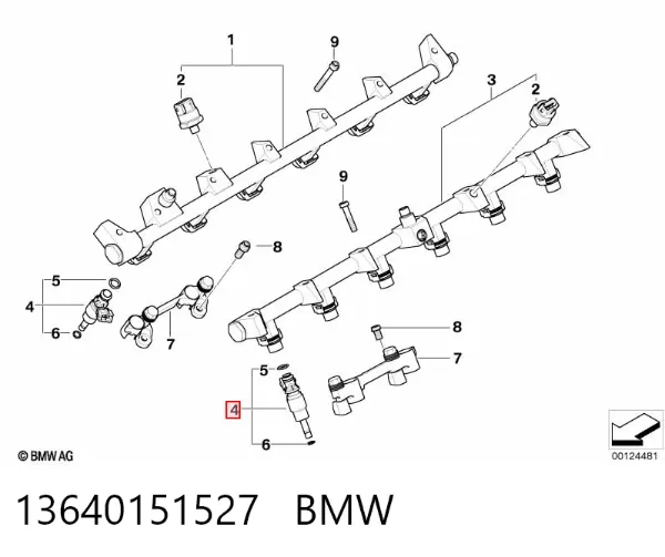 Inyector 13640151527 BMW