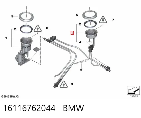 Aforador 16116762044 BMW