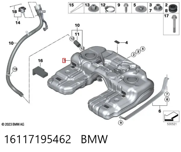 Depósito de gasolina BMW X5 E70