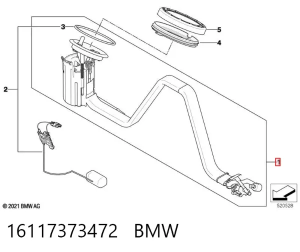 Bomba de gasolina 16117373472 BMW