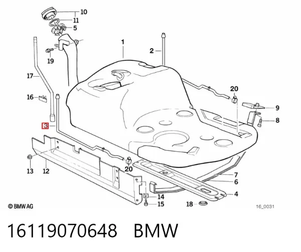  16119070648 BMW