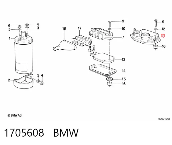 Modulo de encendido 1705608 BMW