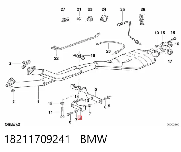 Soporte de parachoques delantero 18211709241 BMW