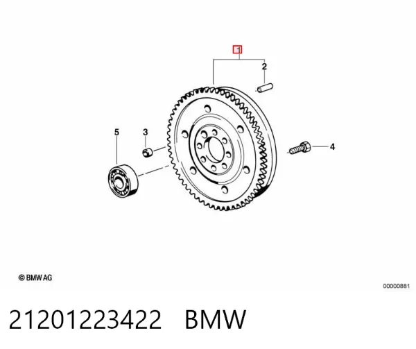 Volante motor 21201223422 BMW
