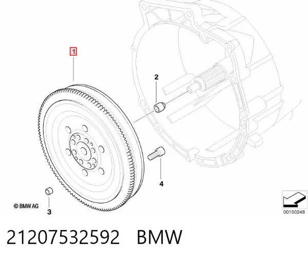 Volante motor 21207532592 BMW