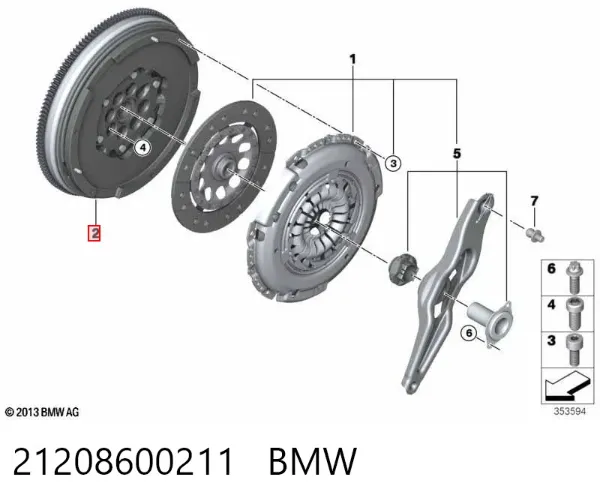 Volante motor 21208600211 BMW
